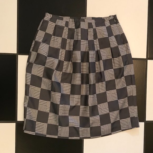 Wmn's silk skirt Black Fleece by Thom Browne - Picture 1 of 3